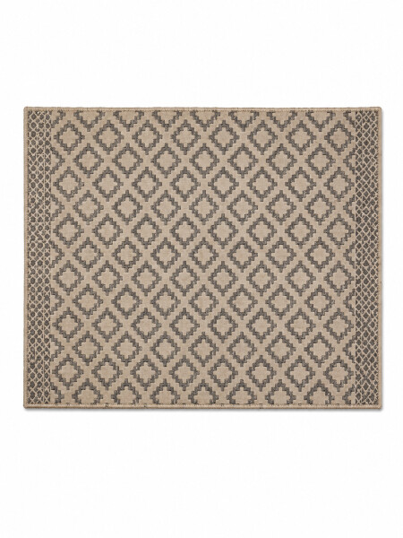ALFOMBRA MANOR ROMBOS MARRON