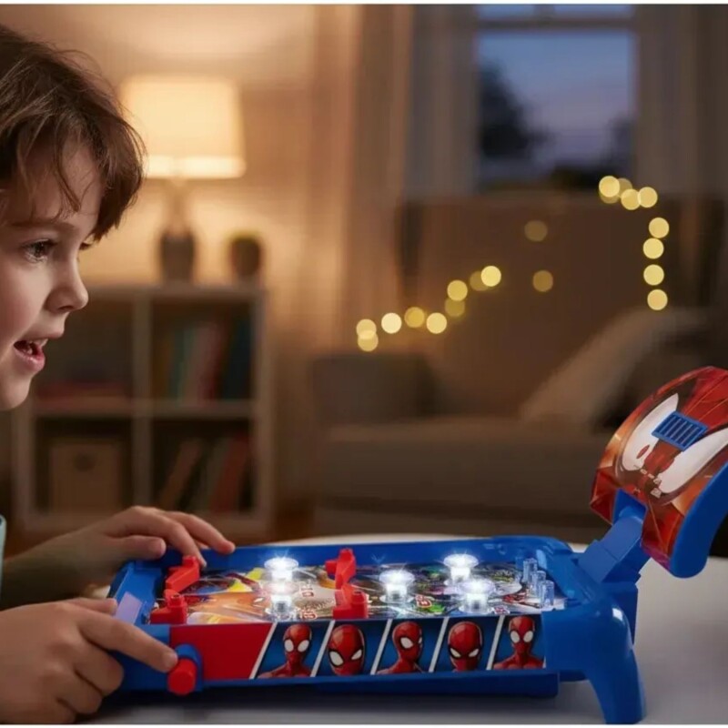 Pinball De Mesa Electrónico Lexibook Spiderman Pinball De Mesa Electrónico Lexibook Spiderman