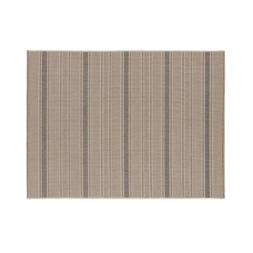 Alfombra Clásica Eco-Nature - Riscas | 1,50x2,00m Beige Chumbo