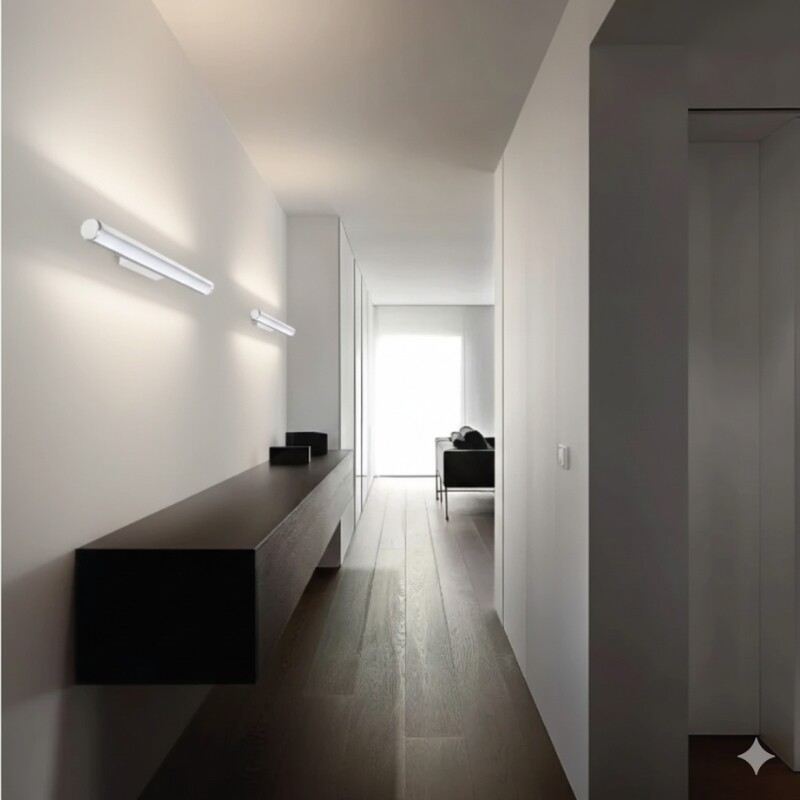 MOLLIS 60CM Luminaria de Pared Mollis Blanca