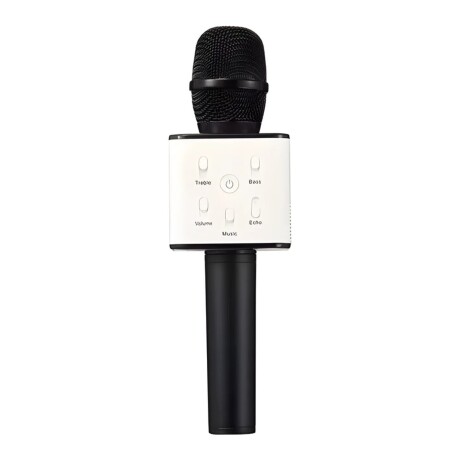 Micrófono Karaoke bluetooth inalámbrico parlante USB Negro