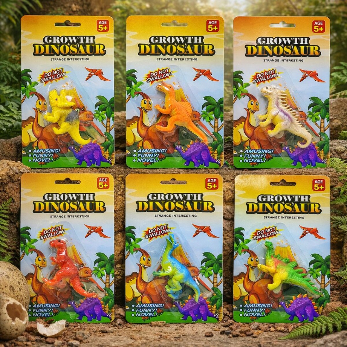 JUGUETE DINOSAURIO QUE CRECE 