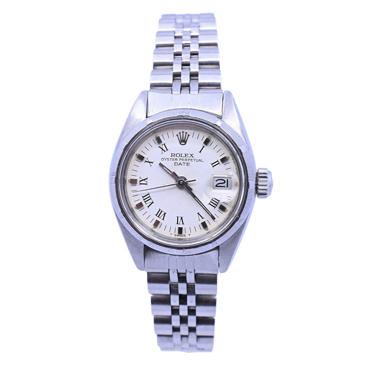 Rolex date dama 6919 año 1980 caja 26 mm acero inoxidable. 