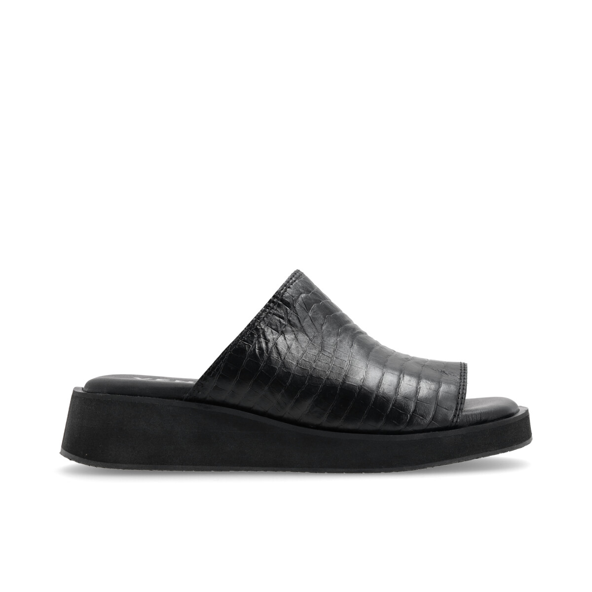 SANDALIAS VENET - CUERO REGGINA - NEGRO 