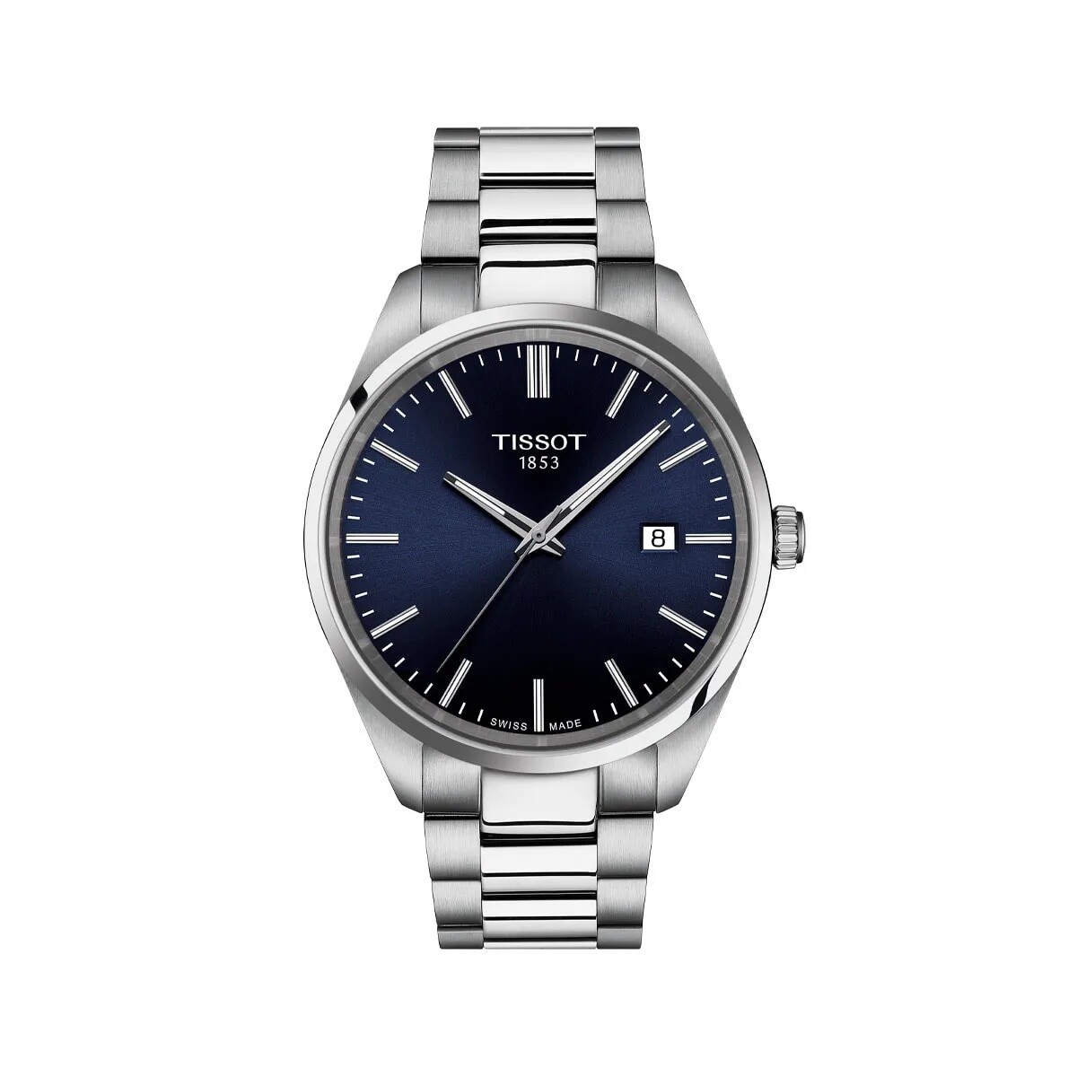 Reloj Tissot T1504101108100 para hombre con correa de acero - Azul 