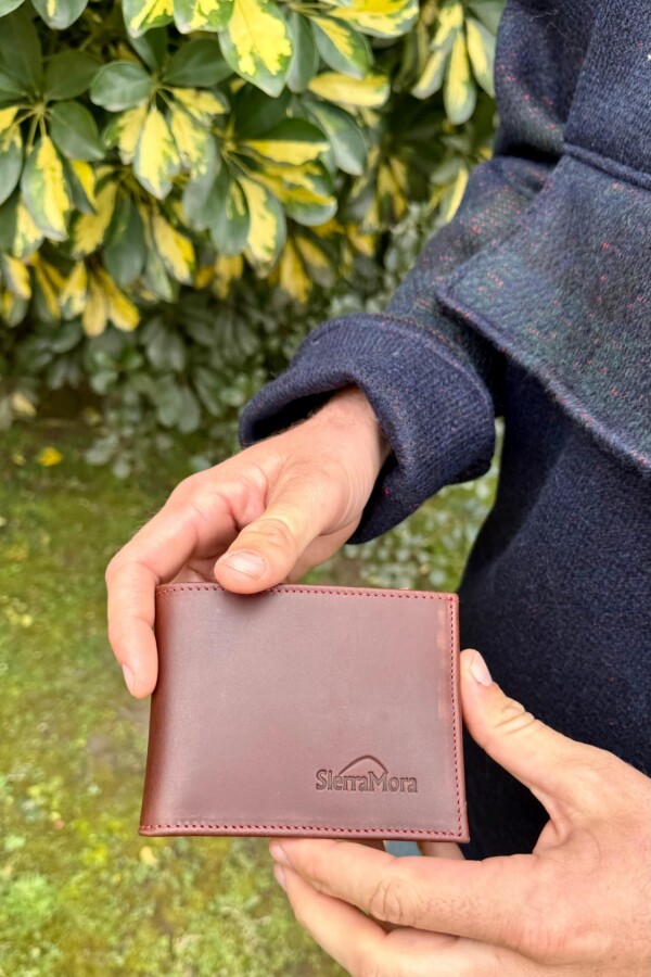 Billetera Men Chocolate / Rojo