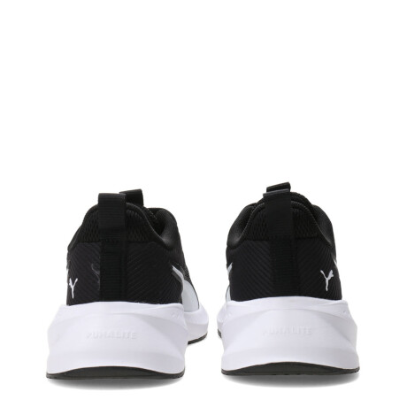 Championes de Niños Puma Flyer Lite 4 Junior Negro - Blanco