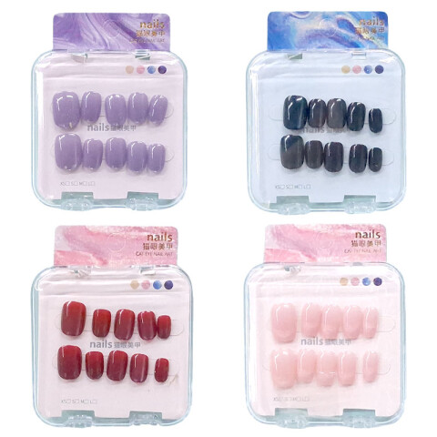 Uñas postizas efecto ojo gato Uñas Postizas Efecto Ojo Gato