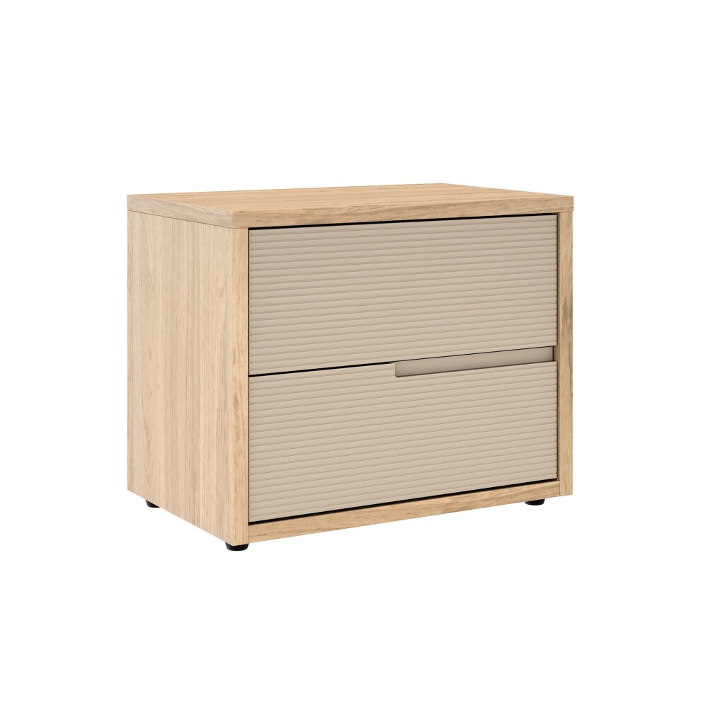 Mesa de Luz 2 cajones - Moderna Hanover