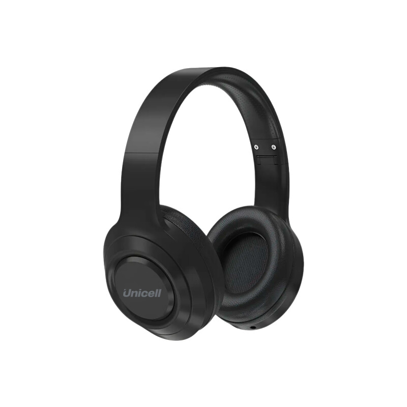 Auriculares inalámbricos Unicell plegables color negro Auriculares Inalámbricos Unicell Plegables Color Negro