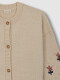 Chaqueta Bordados Piedra Medio