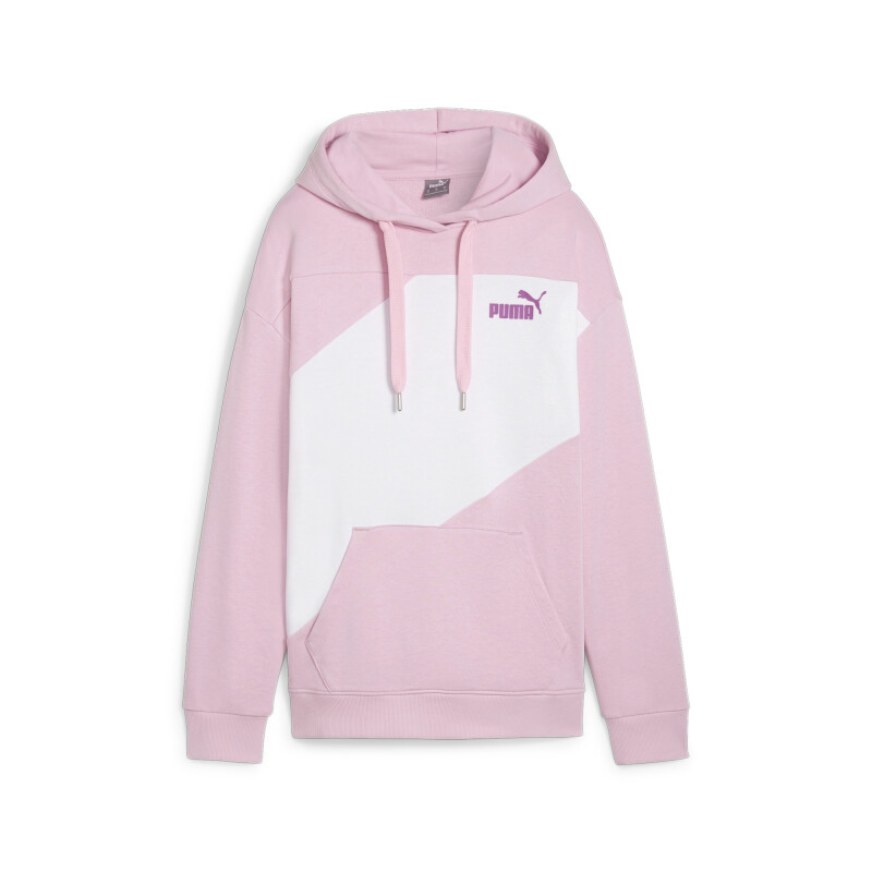 W PUMA POWER HOODIE TR Rosado