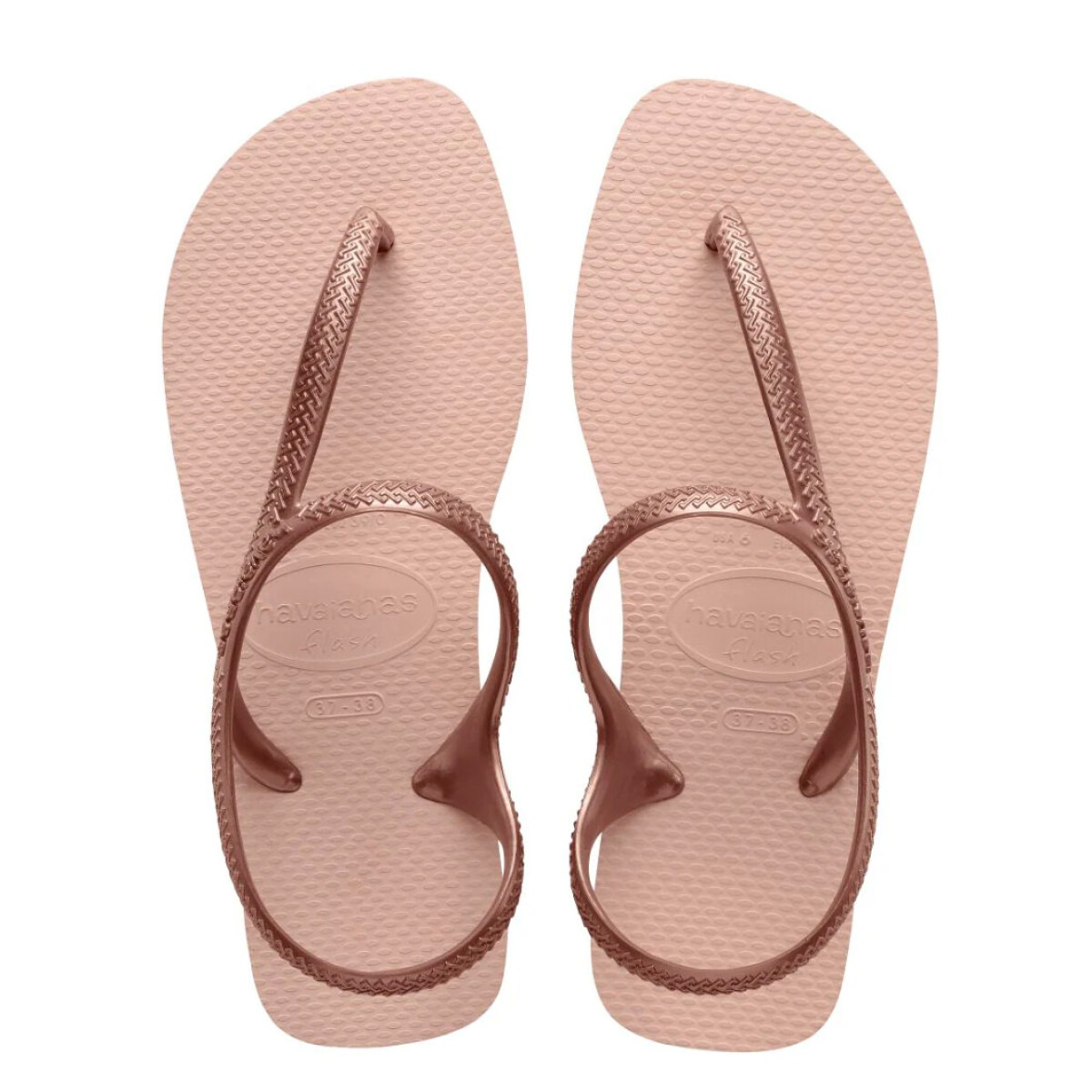 Sandalias de Mujer Havaianas Flash Urban - Rosa Ballet - Dorado 