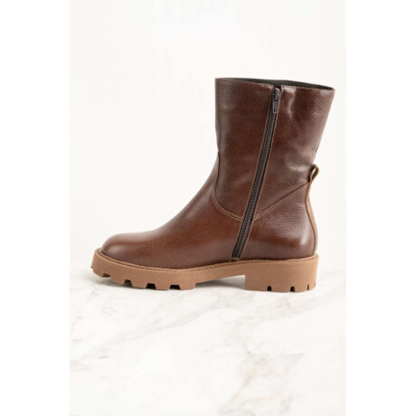 Bota Cuero Marron