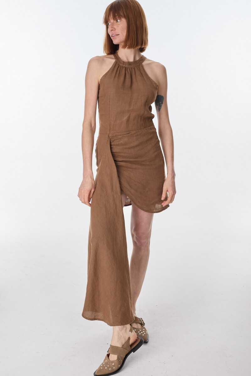 Vestido Lorenza - Chocolate 