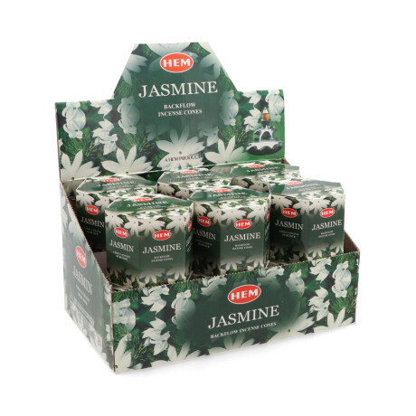 CONOS PARA FUENTES DE HUMO HEM X12 Jazmín