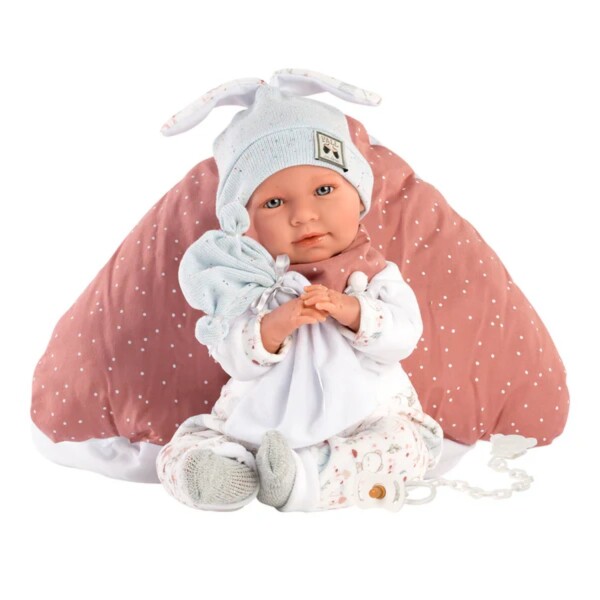 Muñeca Llorens Bebe Mimi Llorona Con Cojin Seta 42 cm Muñeca Llorens Bebe Mimi Llorona Con Cojin Seta 42 cm