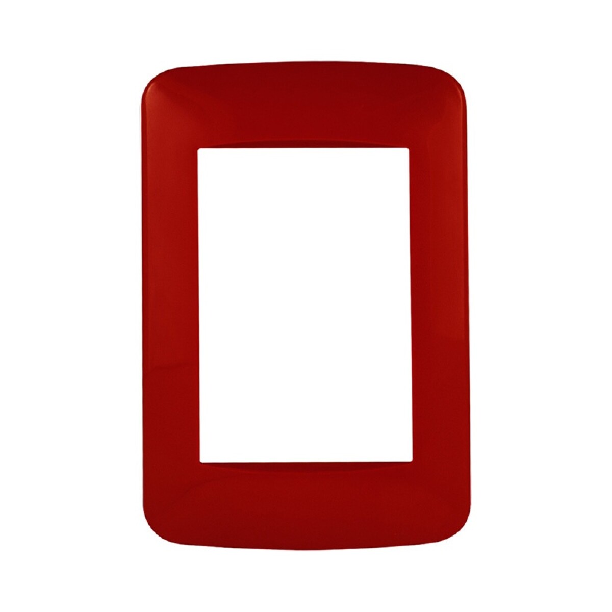 PLACA REGGIO C/BASTIDOR ROJO 