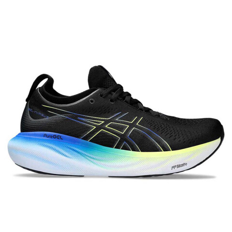 GEL Nimbus 25 - Hombre Black/glow Yellow