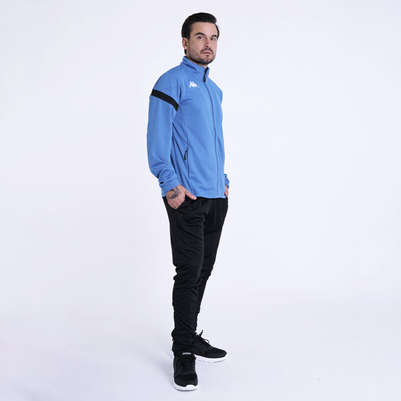 Buzo Futbol Kappa4Soccer Dalcito Hombre Blue Nautic/black