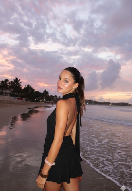 Vestido Kos SS26 Black