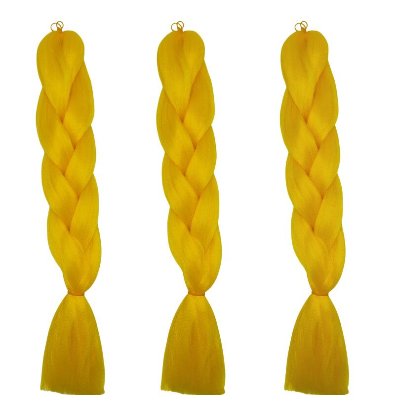 Extensiones de Cabello Sintético Amarillo