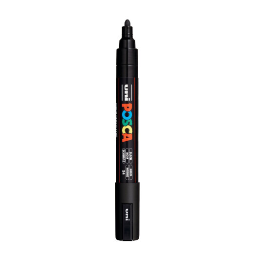 Marcador Uni Posca 2.5 Mm - Black Marcador Uni Posca 2.5 Mm - Black