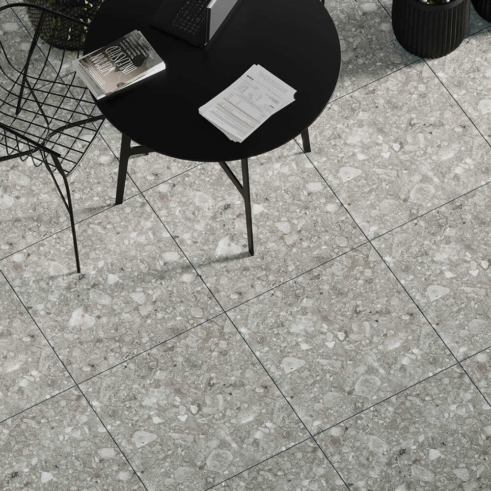 PORCELANATO TERRA STONE GREY "A" 60X60 CM Porcelanato Terra Stone Grey "a" 60x60 Cm