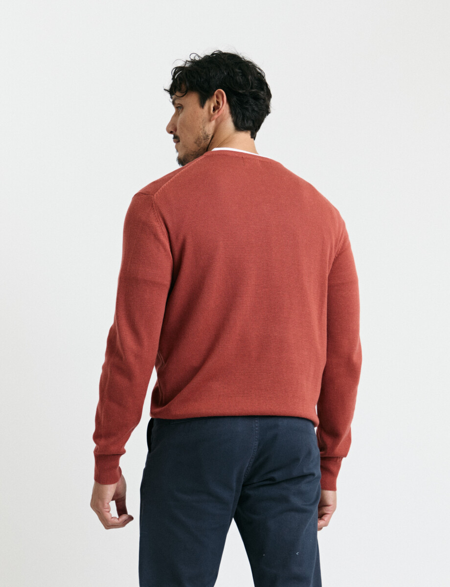 470313 SWEATER V HARRINGTON URBAN Naraja Melange