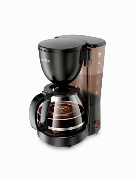 CAFETERA 1,25 LITROS NEGRO (V)