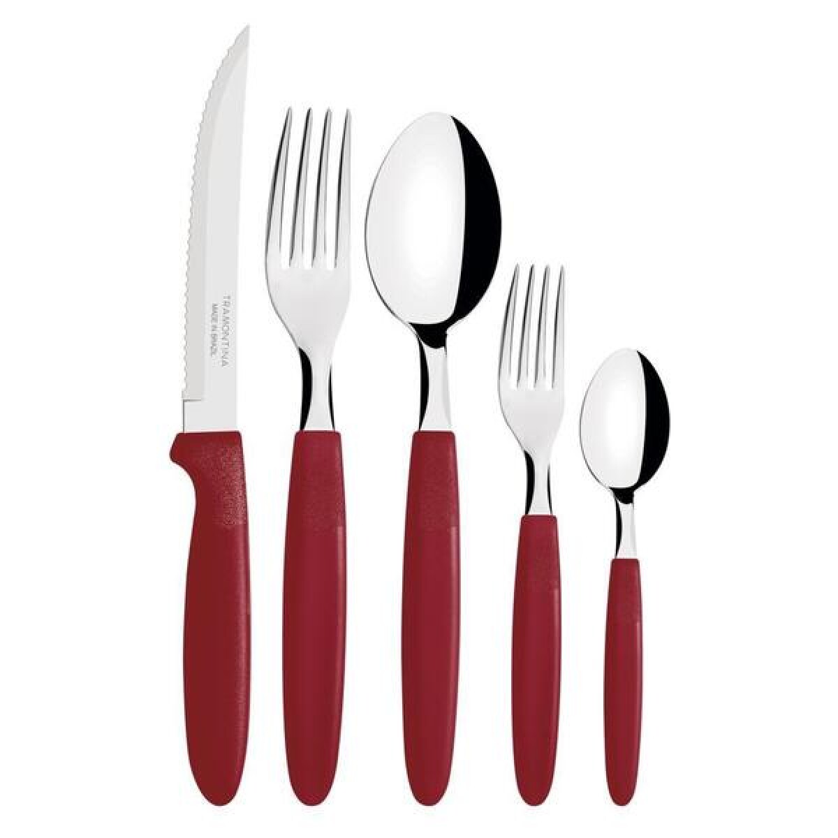 JUEGO.30 CUBIERTOS IPANEMA EN POTE ROJO 23398/788 