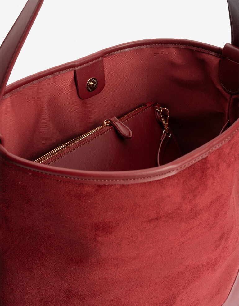 Saca Cartera Saca Burgundy - Rojo Burdeaux