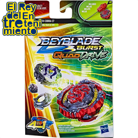 Beyblade Hypersphere Trompo + Lanzador Venom Hasbro Wrath Cobra C7