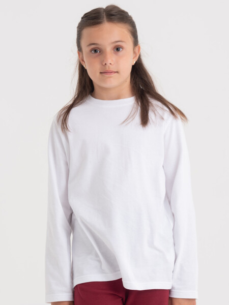 Camiseta manga larga Blanco