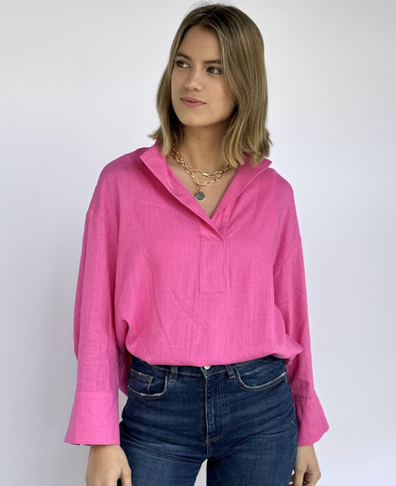 Camisa Sicilia fucsia