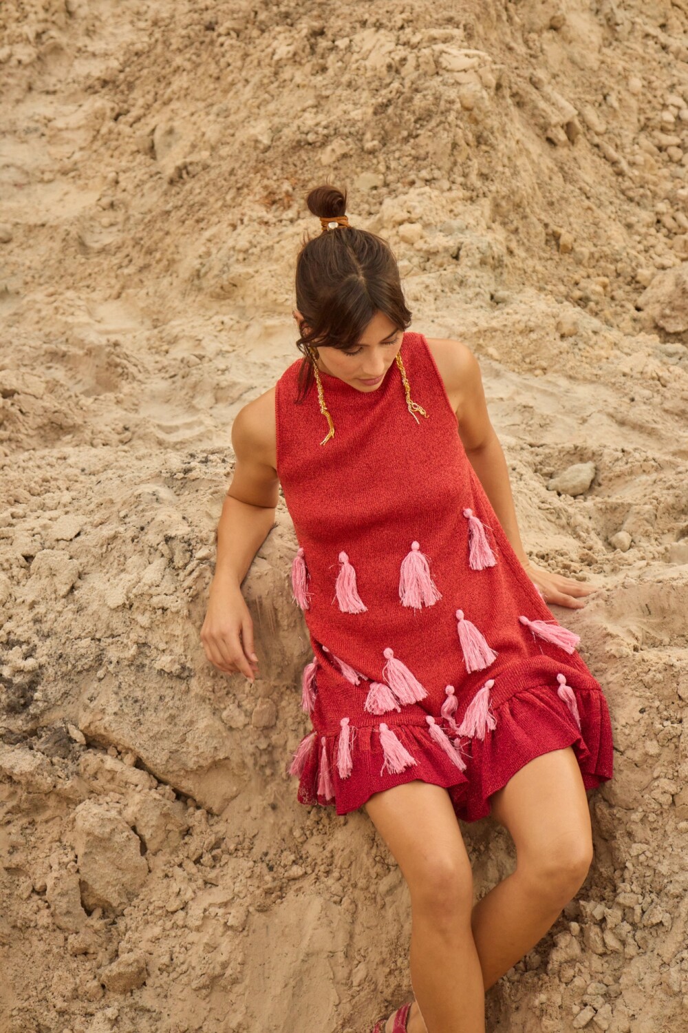 Cush Cush Dress Naranja / Rosa