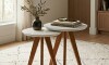 Mesa Lateral Classic - Conjunto - Línea Manhattan Blanco