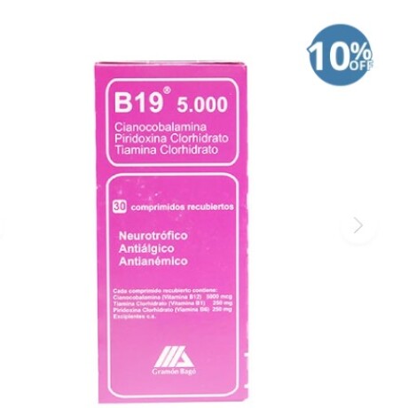 B 19 5000 30 Comprimidos B 19 5000 30 Comprimidos