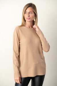BUZO OLIVINO Camel