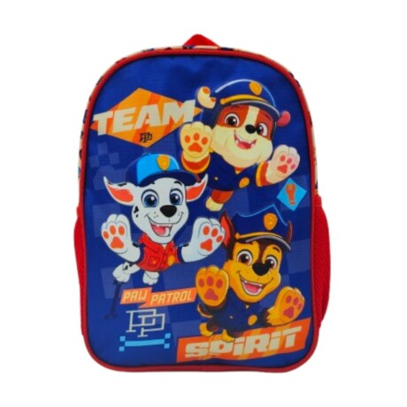 MOCHILA 30X23X10 TAFETA PAW TEAM AZUL 001