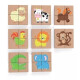 Juguete Madera Viga Didáctico Puzzle 32 Pc Animales Magnetic Juguete Madera Viga Didáctico Puzzle 32 Pc Animales Magnetic