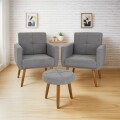 CONJUNTO DE POLTRONAS + PUFF ORLEANS - VARIOS COLORES CONJUNTO DE POLTRONAS + PUFF ORLEANS - VARIOS COLORES