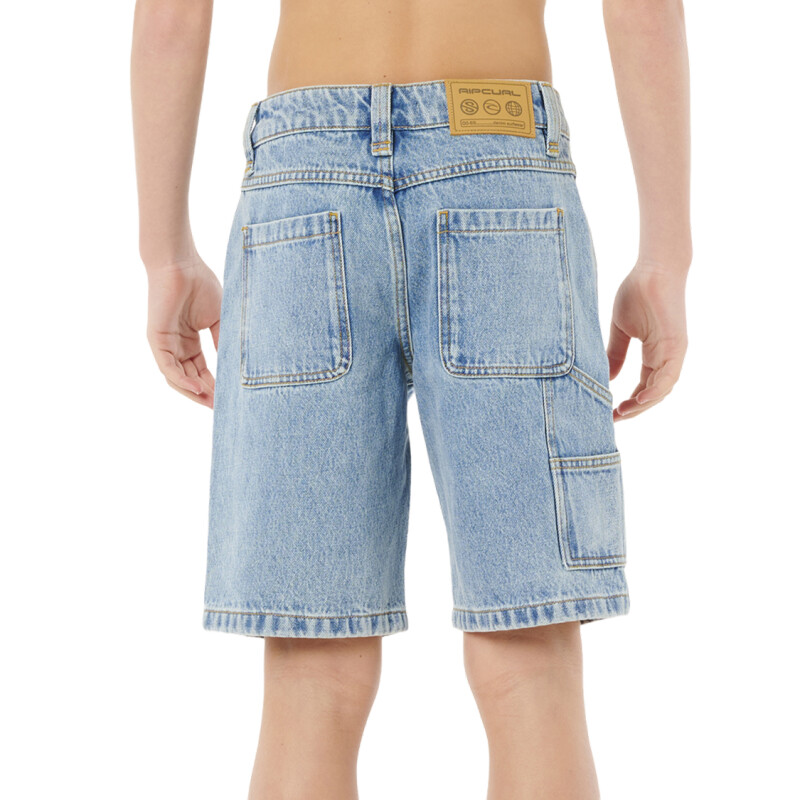 Bermuda Rip Curl Hyped Up Denim Niño - Azul Bermuda Rip Curl Hyped Up Denim Niño - Azul