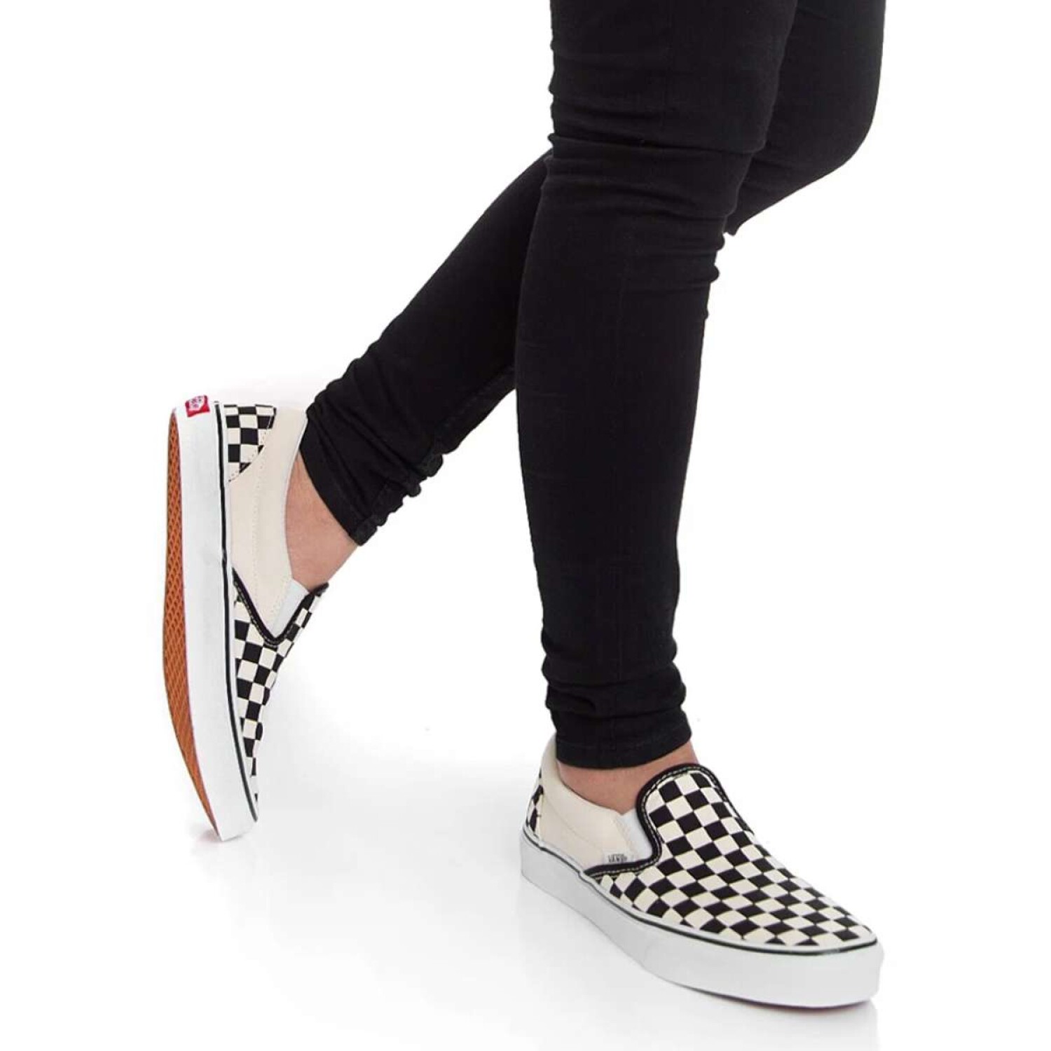 Championes Vans Classic Slip On Chess Diseño a cuadros — Tienda