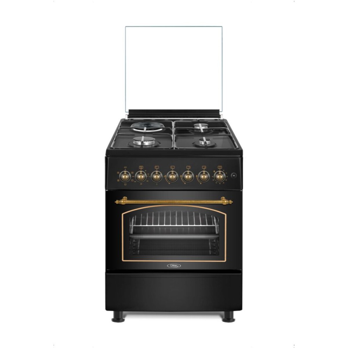 Cocina combinada Dikler 4H D-6 Colonial inox. 