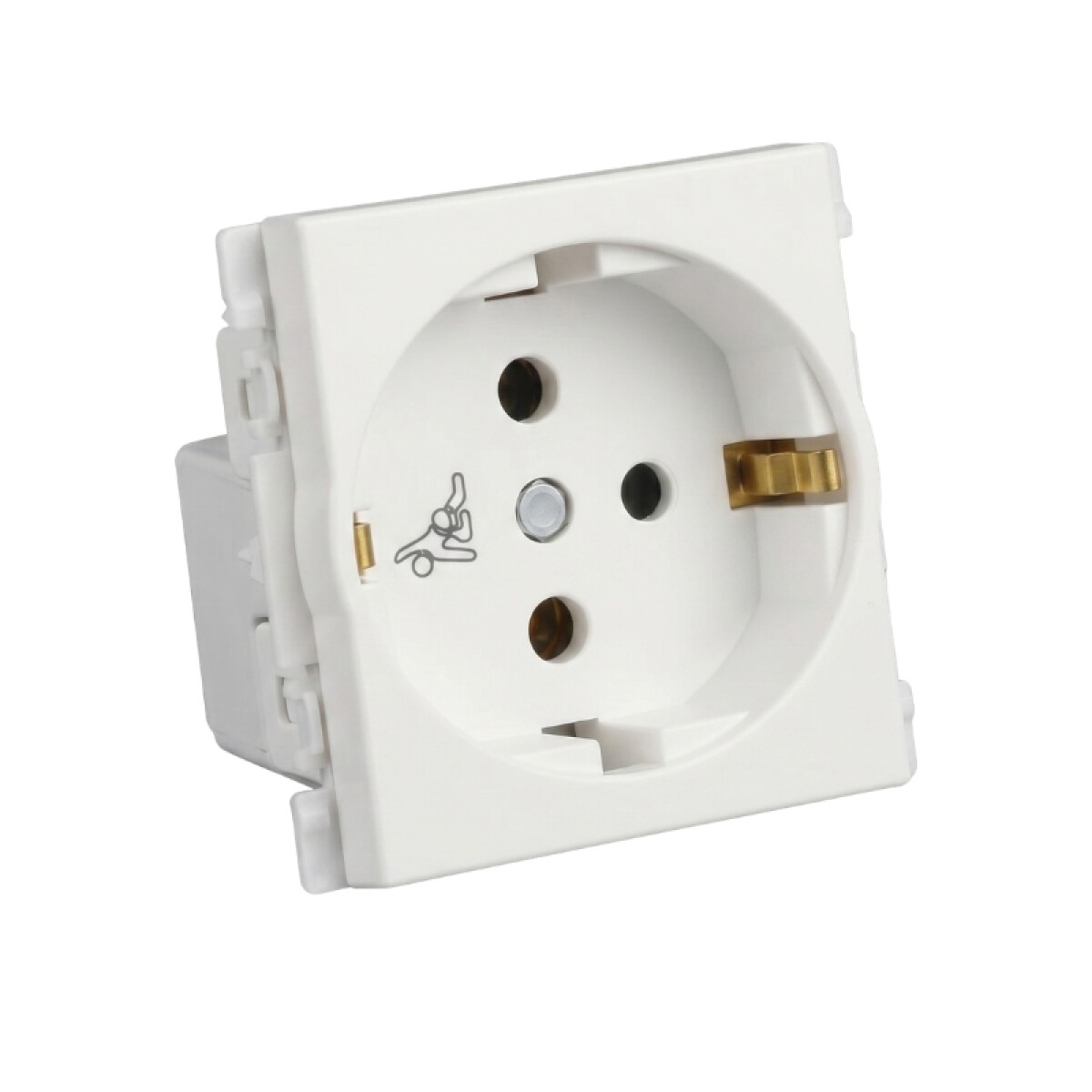 Módulo Schuko 2P+T 16AX 250v Atenea Blanco 