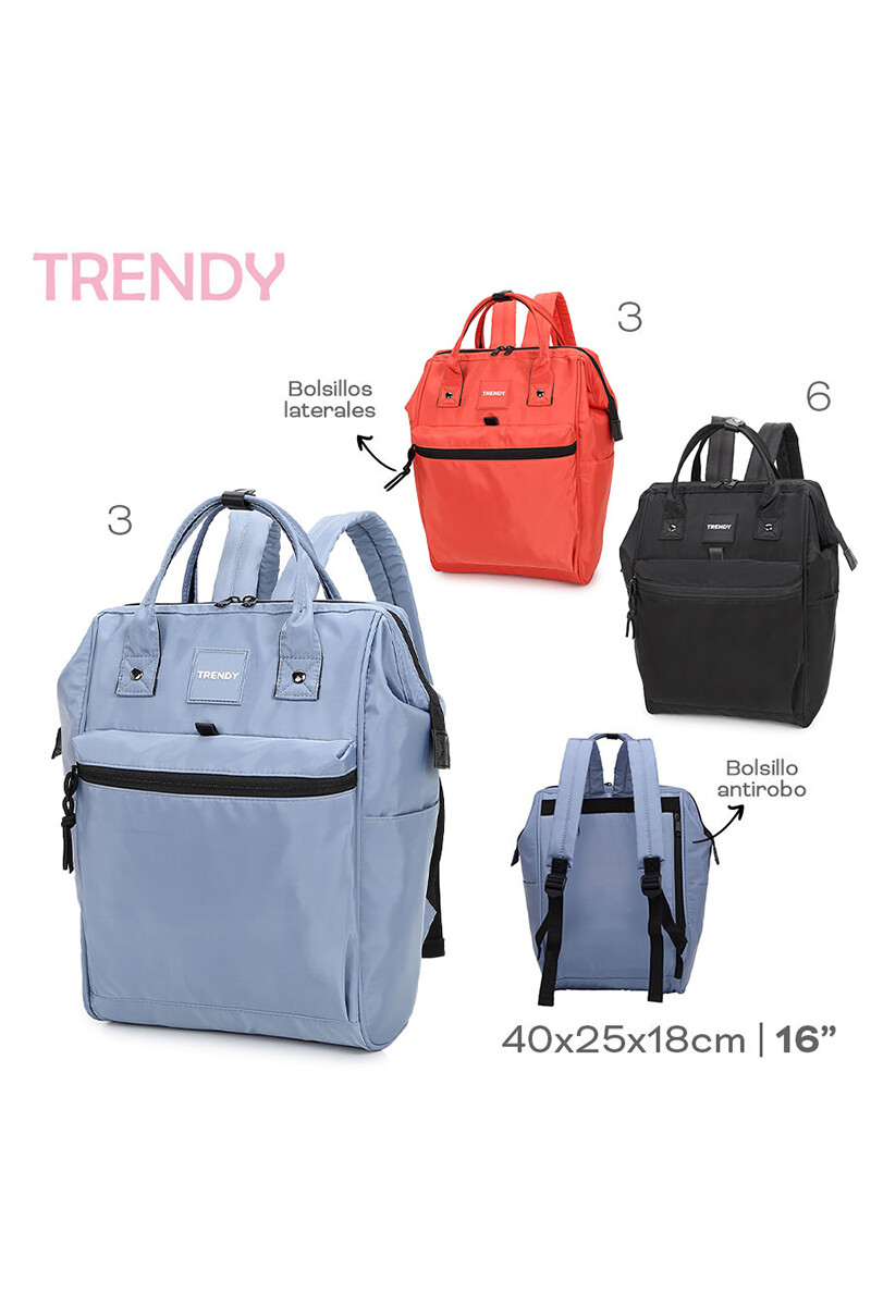 Mochila Trendy Negro