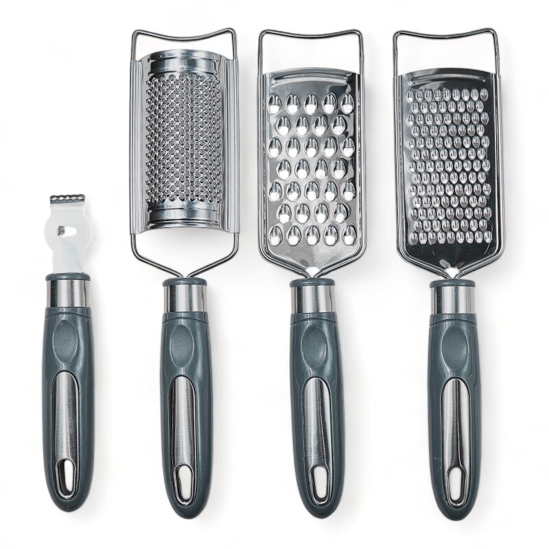 Ralladores Set de 4 acero inoxidable Sin Color