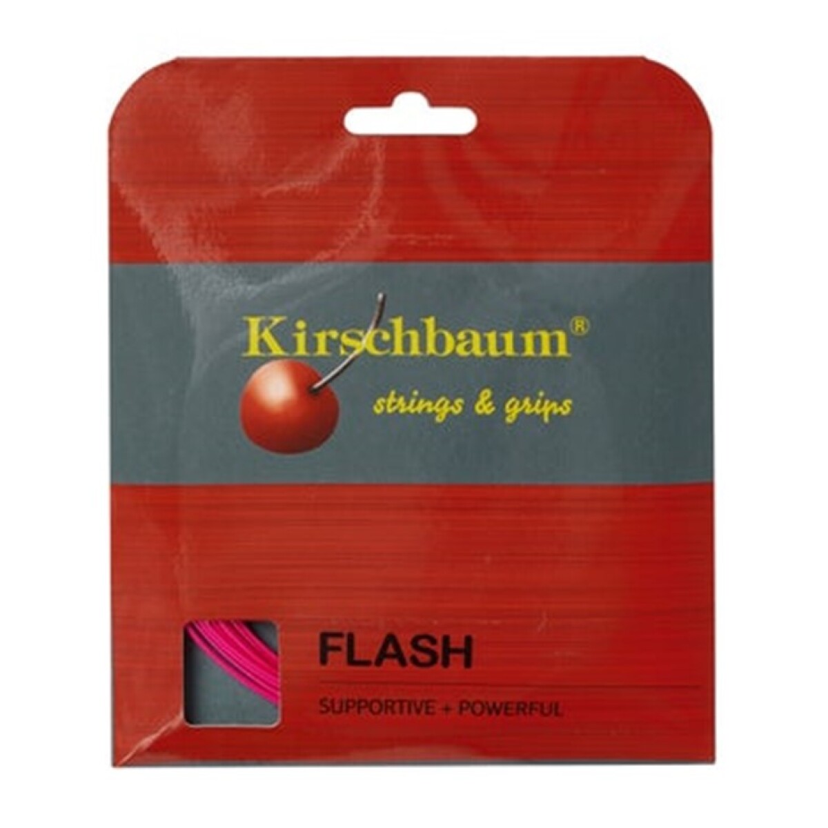 Set Encordado Para Raqueta De Tenis Kirschbaum Flash 1.25 mm - Rosa 