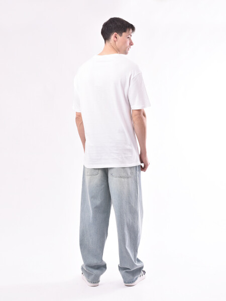 REMERA BLUR BLANCO